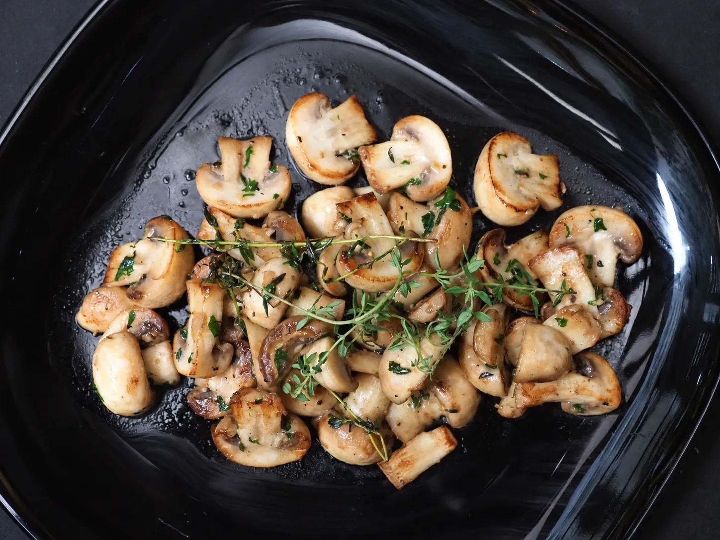 Pizza Persé Funghi Saltati Sautéed Mushrooms