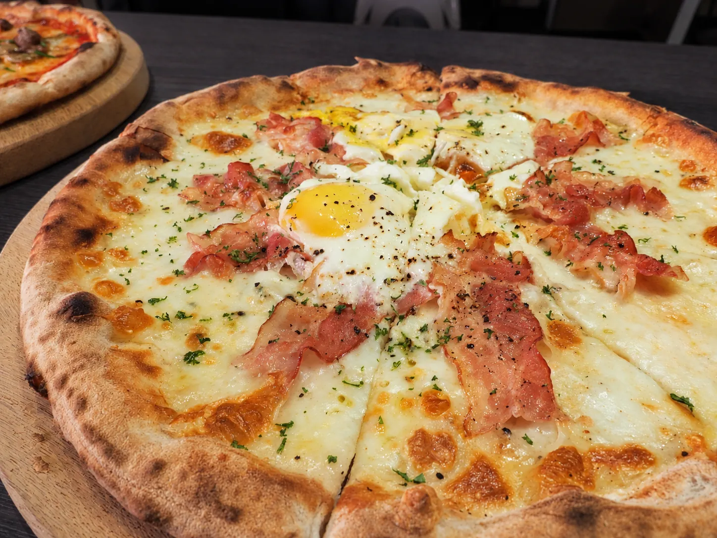 Pizza Persé Carbonara