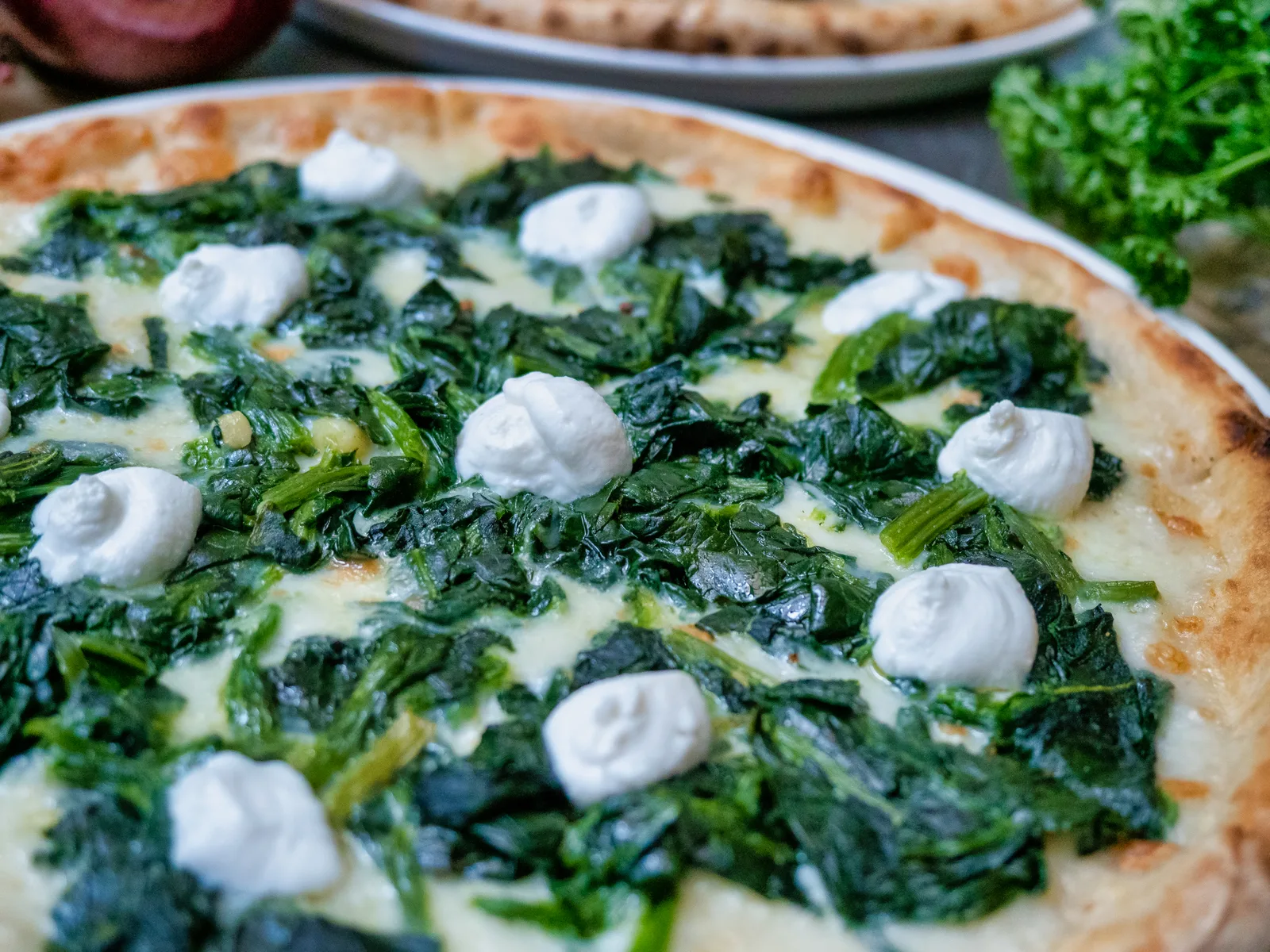 Pizza Persé Ricotta e Spinaci